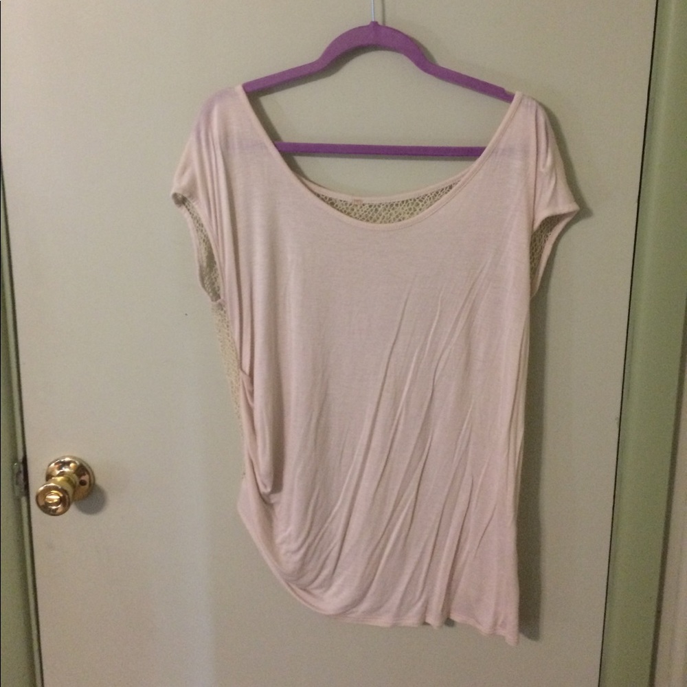 Off the shoulder backless top